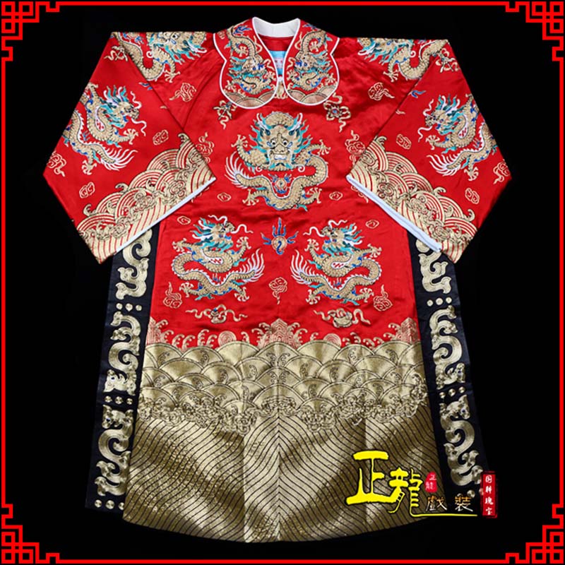 刚察皇帝蟒袍全金八宝团龙蟒