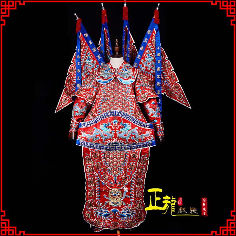 刚察武生戏服戏曲武将靠